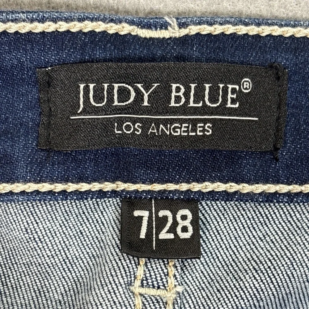 Judy Blue Los Angeles High Rise Dark Wash Flare Jeans Size 7/28